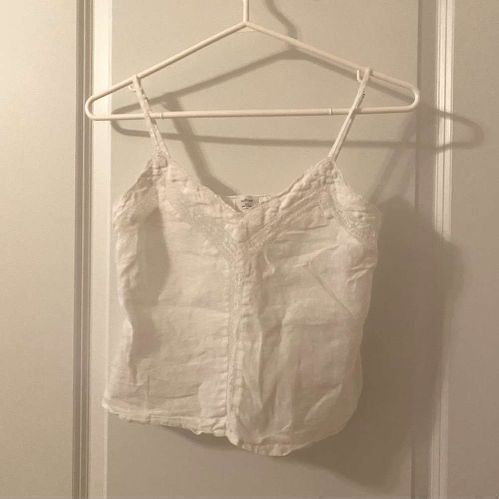 La Bohème Aritzia White Tank